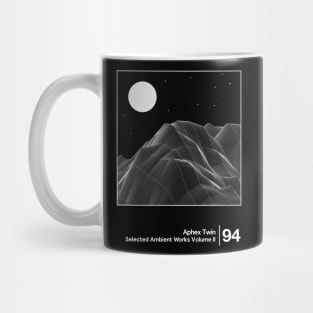 Aphex Twin - Selected Ambient Works Vol II / Minimalist Style Graphic Design Mug